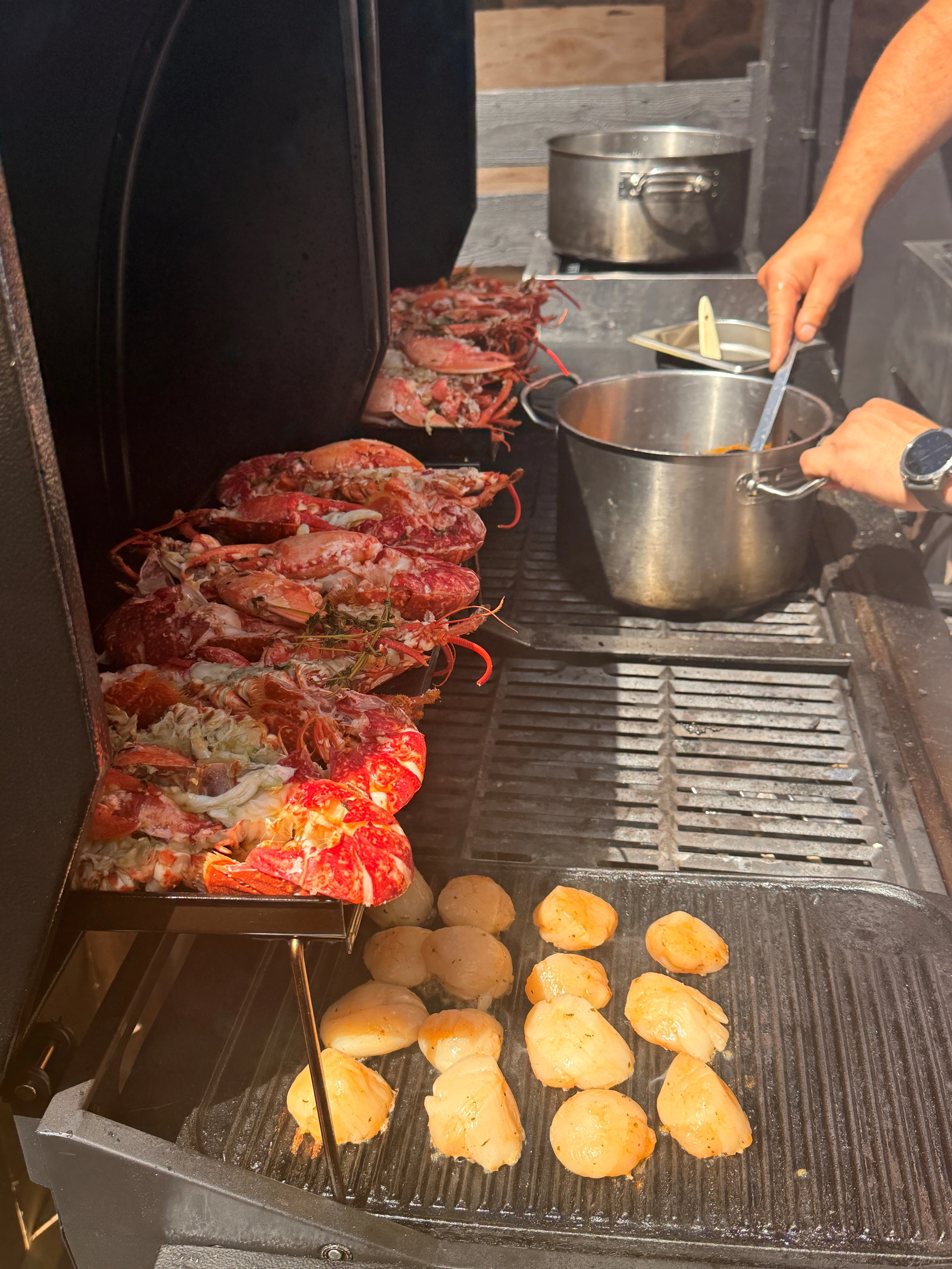 Fresh Seafood BBQ at The Ship Inn